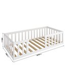 Ver imagem 3 de Cama Montessoriana Solteiro em Madeira Maciça Branco