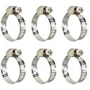 Ver imagem 1 de Abraçadeira Aço Inox Rosca Sem Fim 1" Polegada 16 - 25mm Reforçada | Kaza Inteligente | Kit 06 Un