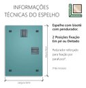 Ver imagem 2 de Espelho Retangular Bisotê 70x50cm