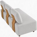Ver imagem 7 de Sofá 6 Lugares para Sala de Estar Living Modular Adah M03 Linho Cinza - Lyam Decor