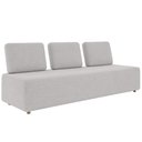 Ver mais imagens de Sofá 6 Lugares para Sala de Estar Living Modular Adah M03 Linho Cinza - Lyam Decor