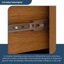 Ver imagem 7 de Cômoda para Quarto 10 Gavetas e 1 Porta Imperial Marrom/Freijó/Off White