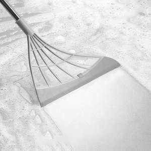 Rodo Retrátil Vassoura em aço inox e silicone