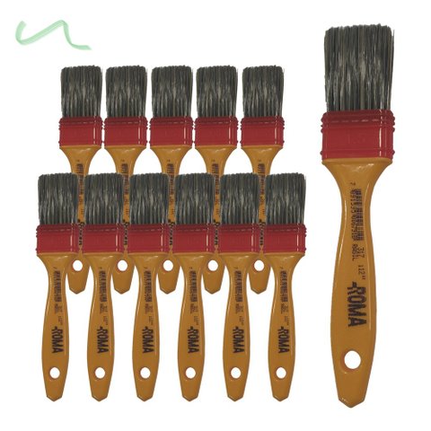 Pincel Detalhamento Automotivo Trincha Gold 317 Roma 1.1/2 Pol - 12 Unid