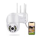 Ver imagem 2 de Câmera Ip Wifi Inteligente Externa Prova D'água Infravermelho Hd 1080p Branca