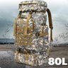 Mochila Lorben Camuflada Militar Trilha Camping Trekking Aventura 80 Litros - 1