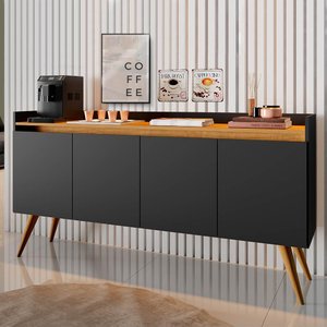 Aparador Buffet 4 Portas Gold Primus