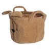 Cesto Infantil Redondo 30cm com Alças Urso de Pelúcia - Oikos - 2