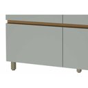 Ver mais imagens de Módulo Cozinha Nesher Rainha Balcão P/pia 1porta Basculante e 4gaveta C/tampo 120 Cm Nature/verde