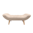 Ver imagem 3 de Recamier Sofá Calçadeira 1,6 M Realeza:suede Bege