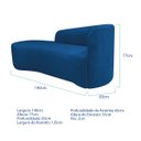 Ver imagem 2 de Kit Divã Recamier Orgânico França 140cm Lado Esquerdo e Poltrona Amore Linho