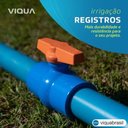 Ver imagem 2 de Registro de Esfera 75mm (3 Pol) Pvc Irrigacao Soldavel Azul Viqua