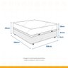 Cama Box Baú Viúva + Colchão D33 Ortobom Iso 100 128cm - 5