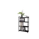Ver imagem 2 de Estante Multiuso Industrial 4 Prateleiras em MDP 70x34x121cm Preto