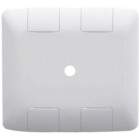 Placa com 1 Furo 9,5 Mm 4x4 Tramontina Aria Branca Tramontina