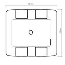 Ver imagem 2 de Placa com 1 Furo 9,5 Mm 4x4 Tramontina Aria Branca Tramontina