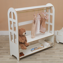 Arara de Chão Cabideiro Infantil de Mdf Organizador - Window - 1