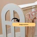 Ver imagem 3 de Arara de Chão Cabideiro Infantil de Mdf Organizador - Window