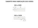 Ver imagem 4 de Kit 01 sem Fechadura Cromado para Porta Pivotante em Vidro Temperado Blindex