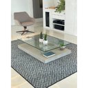 Ver imagem 4 de Tapete Carpete Sala Quarto 2,00x3,00 Paquet Tacos Cinza