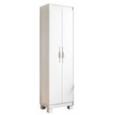 Ver imagem 2 de Sapateira Multiuso 2 Portas 5 Prateleiras com Pés 184cm Bliss Branco