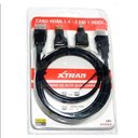 Ver imagem 1 de Cabo Hdmi 1,8m 4 em 1 Hdtv Mini Hdmi Micro Hdmi Xtrad Xt2063