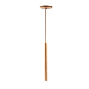 Pendente Miami Tubo 40cm 1*g9 Halopin 8500/1 127/220v Cobre Click Injet