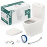 Kit Completo com Caixa Acoplada Celite Slim Branco - 1
