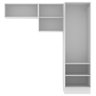 Kit Área de Serviço Madesa Acordes 100% Mdf com 2 Armários e Torre - Portas Branco Brilhante - 10