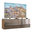 Ver imagem 1 de Rack Tv até 50 Polegadas 4 Portas Suspenso com Espelhos Multimóveis Mp1081 Rustic