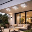 Ver imagem 4 de Luminária Plafon Branco de Sobrepor Box 17x9,5cm Bivolt Dital Aluzinc Soquete GU10