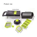 Ver imagem 5 de Ralador Fatiador Cortador Mandolin Multiuso de Frutas e Vegetais 16 em 1 Profissional Inox