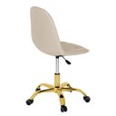 Ver imagem 2 de Cadeira Office Eiffel - Botonê | Nude - Dourado Brilho