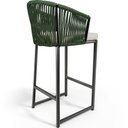 Ver mais imagens de Kit 05 Banqueta Para Área Gourmet Cozinha Varanda Corda Náutica Sunset D04 Verde - Lyam Decor