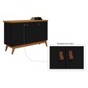 Ver imagem 3 de Buffet Aparador Cantinho do Café Pés Em Madeira 3 Portas Absolut:Preto/Nature