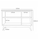 Ver imagem 5 de Buffet Aparador Cantinho do Café Pés Em Madeira 3 Portas Absolut:Preto/Nature