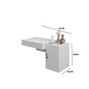 Ver imagem 3 de Conjunto Camarim Penteadeira Suspensa com Gabinete Aéreo 1 Porta Diamante Belaflex