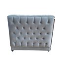 Ver imagem 4 de Poltrona Clássica Cinza Aveludado 74x98x62cm Ideal para Hall Sala e Quarto