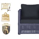 Ver imagem 4 de Mesa Centro e 3 Poltronas Madri Corda Náutica Estofado 12 Trama Original