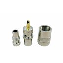 Ver imagem 1 de 70 Conector Uhf Macho Cabo Rg213 + Redutor Rg58 Px Vhf Uhf