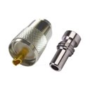 Ver imagem 2 de 70 Conector Uhf Macho Cabo Rg213 + Redutor Rg58 Px Vhf Uhf