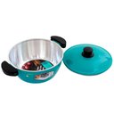 Ver imagem 3 de Panela 18cm Turquesa Resistente Gulê em Alumínio 1,5 Litros