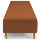 Ver imagem 4 de Puff Decorativo Bali W01 Pés Palito 210x60cm Bouclê Terracota - Lyam Decor