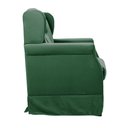 Ver imagem 4 de Poltrona Cadeira de Amamentação Balanço Ternura Veludo Verde - Vs Decor