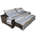 Ver imagem 1 de Capa de Sofá Retrátil 3m 2 Assentos Modelo Listrado