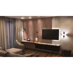 Painel Ripado de Poliestireno Barra de 2,85m x12,2cm venda em (0,34m²) Ruffino - 2
