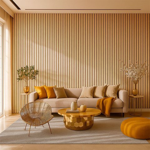 Revestimento Ripado Adesivo Flexível Rolo