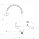 Ver imagem 5 de Torneira Gourmet com Saída para Filtro 1/2" ou Máquina Lava Louças 3/4" 7143 C80 Tubo Gourmet