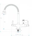 Ver imagem 5 de Torneira Gourmet com Saída para Filtro 1/2" ou Máquina Lava Louças 3/4" 7143 C80 Tubo Gourmet