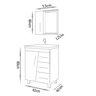 Conjunto para Banheiro Syrius 60cm - Fabribam Gabinetes - 4